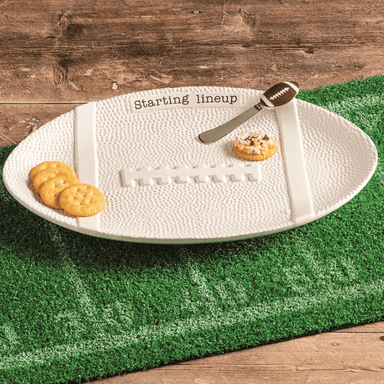 Mud Pie Football Platter - Mud Pie