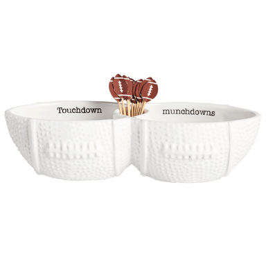 Mud Pie Football Toothpick Server Set - Mud Pie