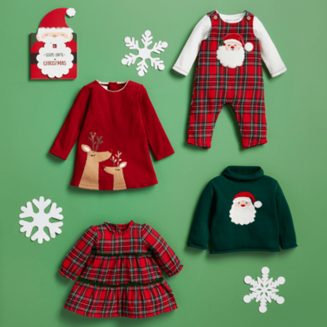 Mud Pie Green Santa Rollneck Sweater - Mud Pie