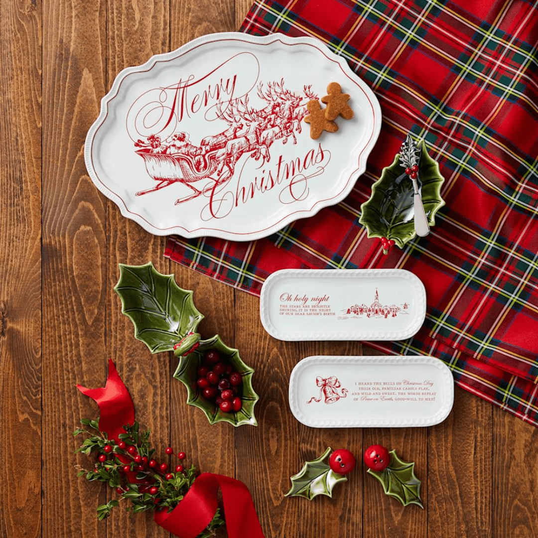 Mud Pie Holly Tidbit Bowl Set - Mud Pie