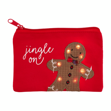 Mud Pie Light Up Christmas Pouch - Mud Pie