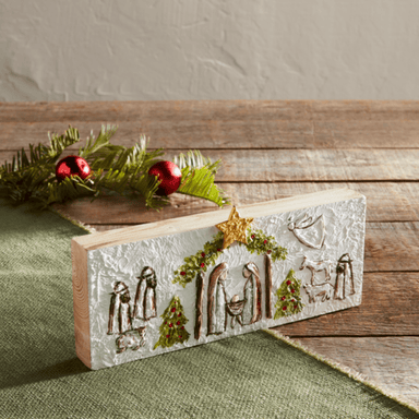 Mud Pie Nativity Plaque - Mud Pie