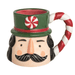 Mud Pie Nutcracker Candy Handle Mug - Mud Pie