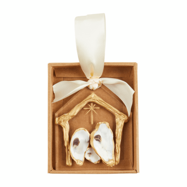 Mud Pie Oyster Nativity Ornament - Mud Pie