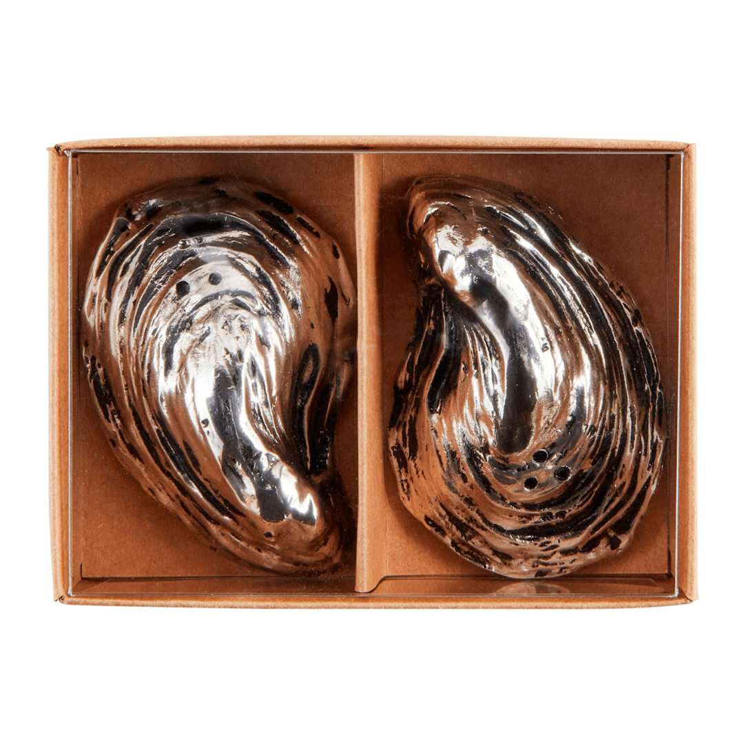 Mud Pie Oyster Salt & Pepper Set - Mud Pie