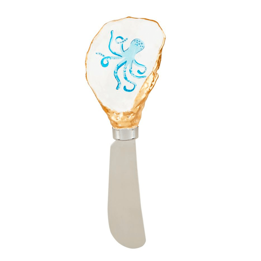 Mud Pie Patterned Oyster Spreader - Mud Pie