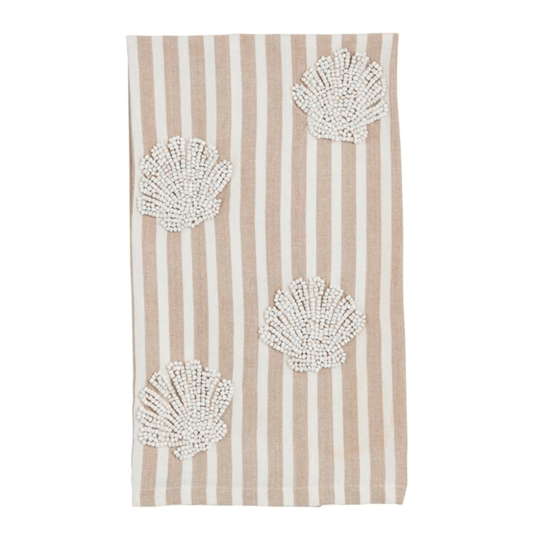Mud Pie Sea Beaded Towel - Mud Pie