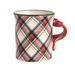 Mud Pie Tartan Figural Handle Mug - Mud Pie