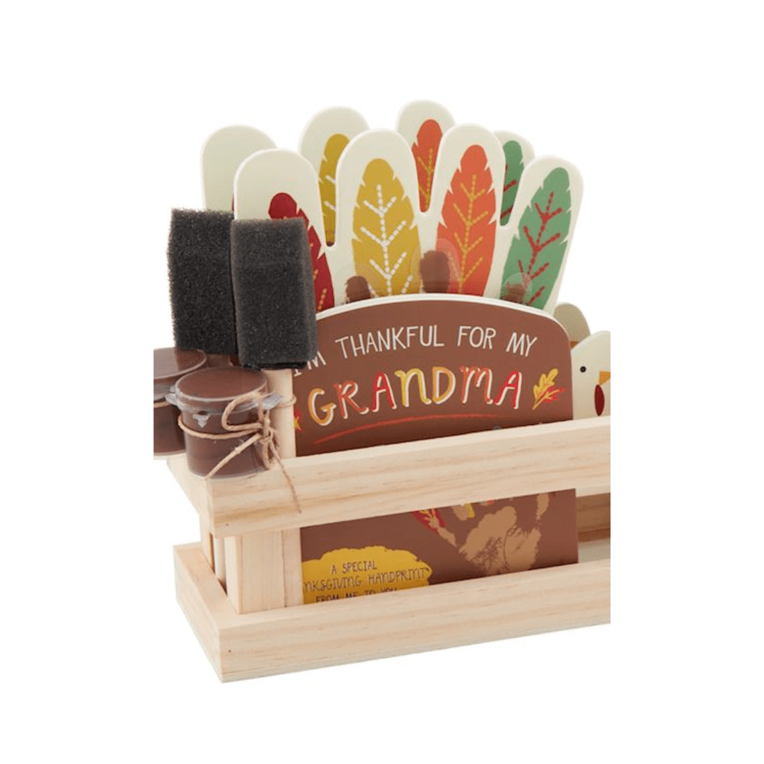 Mud Pie Thankful for Grandma Handprint Book - Mud Pie