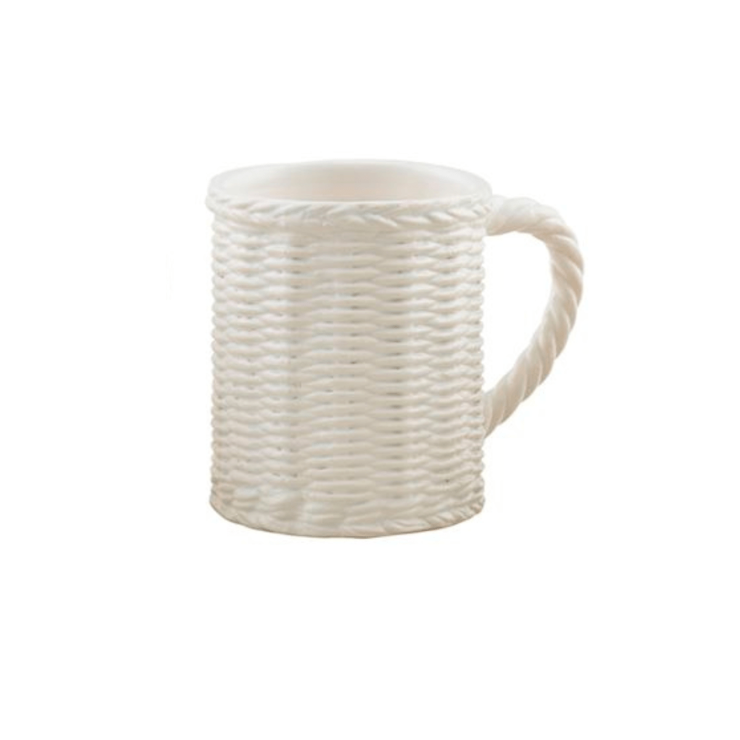 Mud Pie Woven Stoneware Mug - Mud Pie