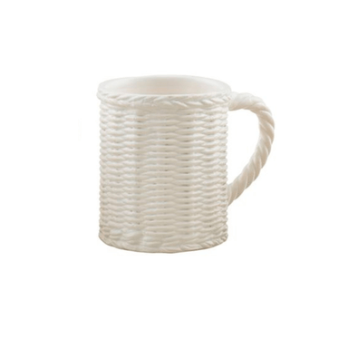 Mud Pie Woven Stoneware Mug - Mud Pie