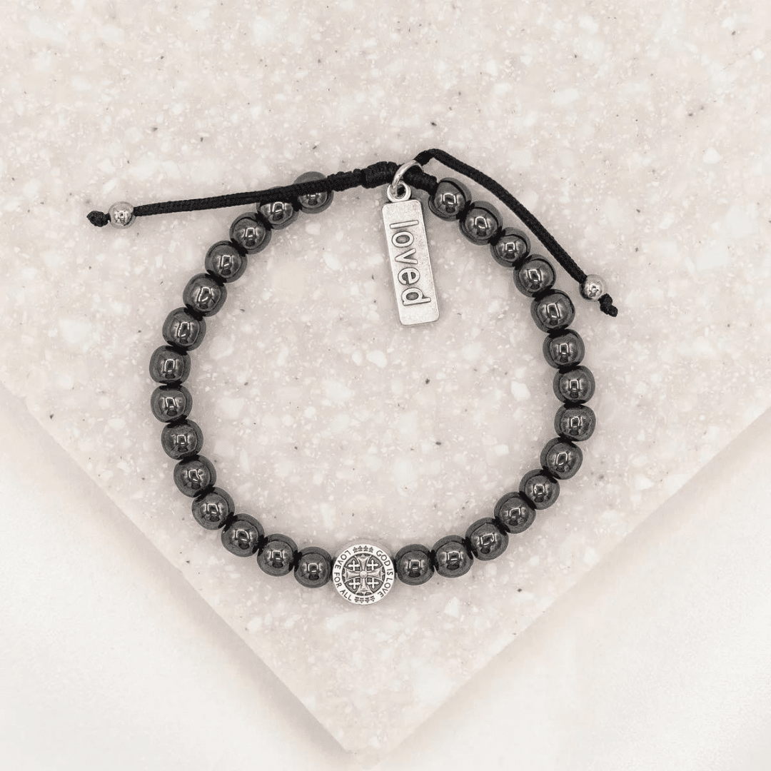 My Saint My Hero A Father's Love Blessing Bracelet - My Saint My Hero