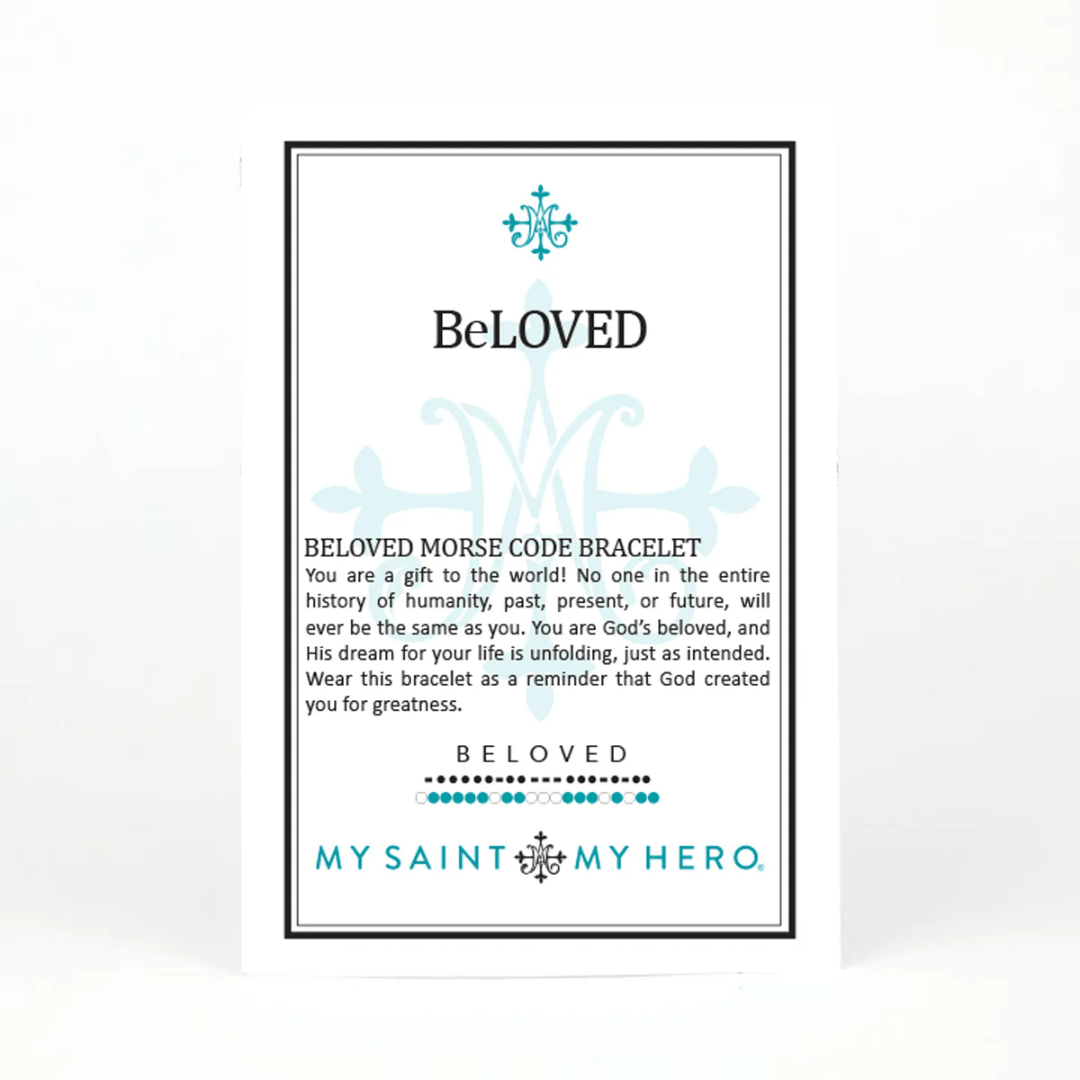 My Saint My Hero Beloved Morse Code Bracelet - My Saint My Hero