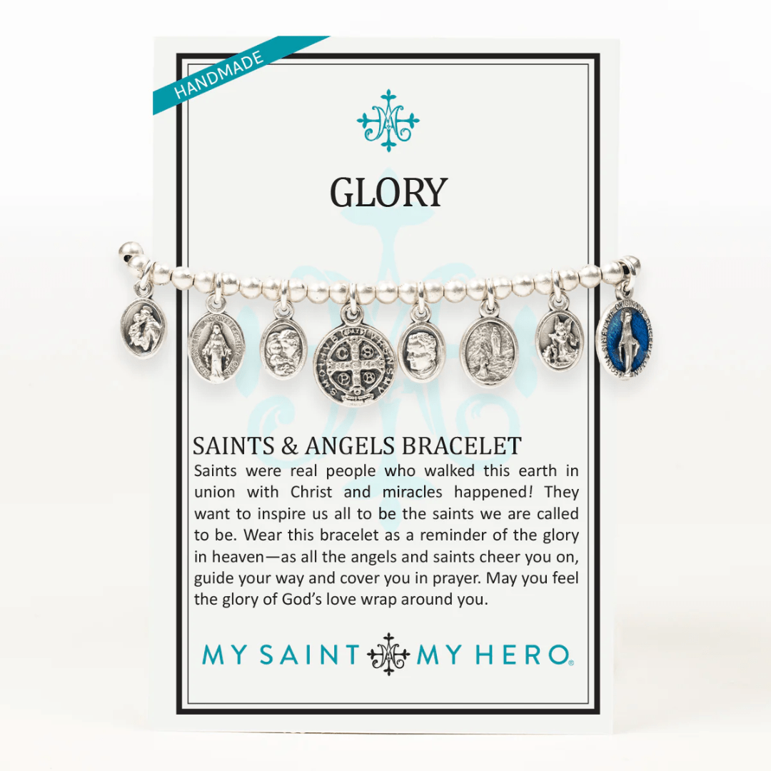 My Saint My Hero Glory Saints & Angels Bracelet - Silver - My Saint My Hero