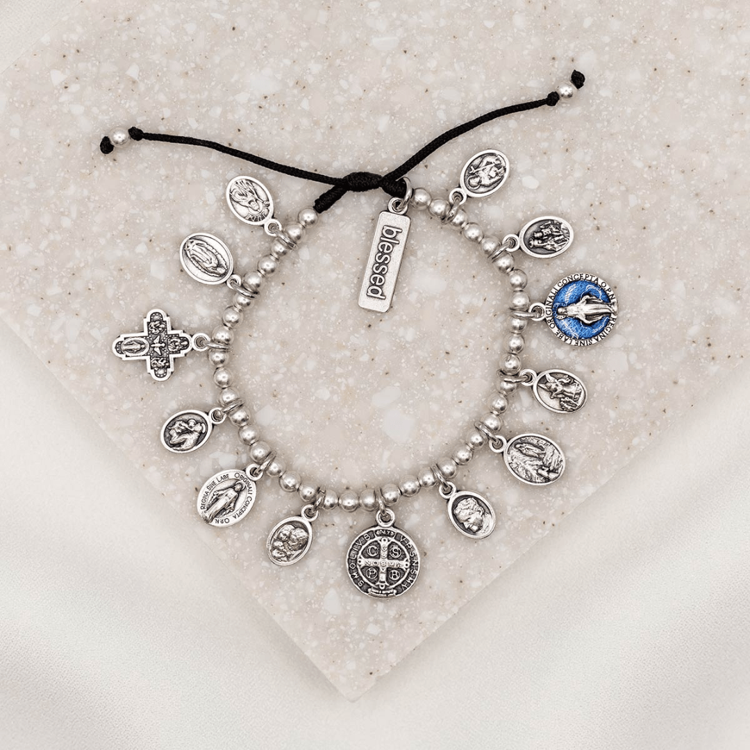 My Saint My Hero Glory Saints & Angels Bracelet - Silver - My Saint My Hero
