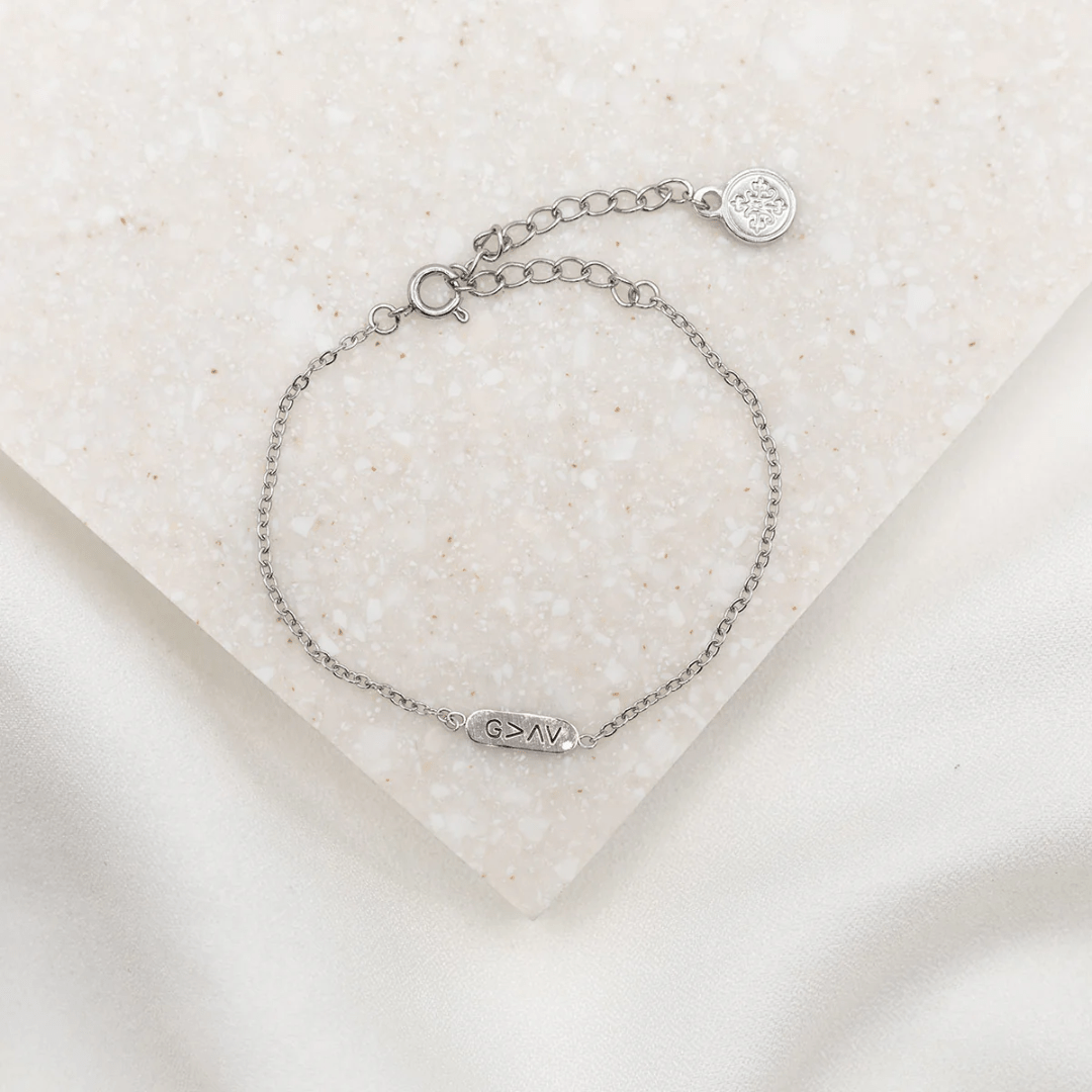 My Saint My Hero God is Greater than Your Ups & Downs Bracelet - My Saint My Hero