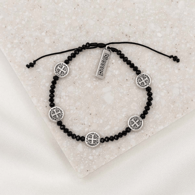 My Saint My Hero Gratitude Crystal Bracelet - Silver - My Saint My Hero