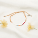 My Saint My Hero Kindness Morse Code Bracelet - Tan/Multi - My Saint My Hero