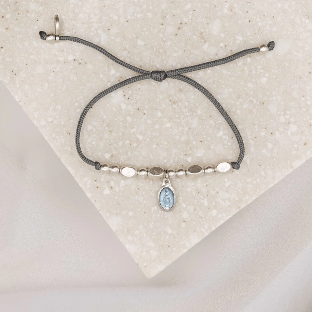 My Saint My Hero Little Saints - Miraculous Mary - Oval Blue - My Saint My Hero