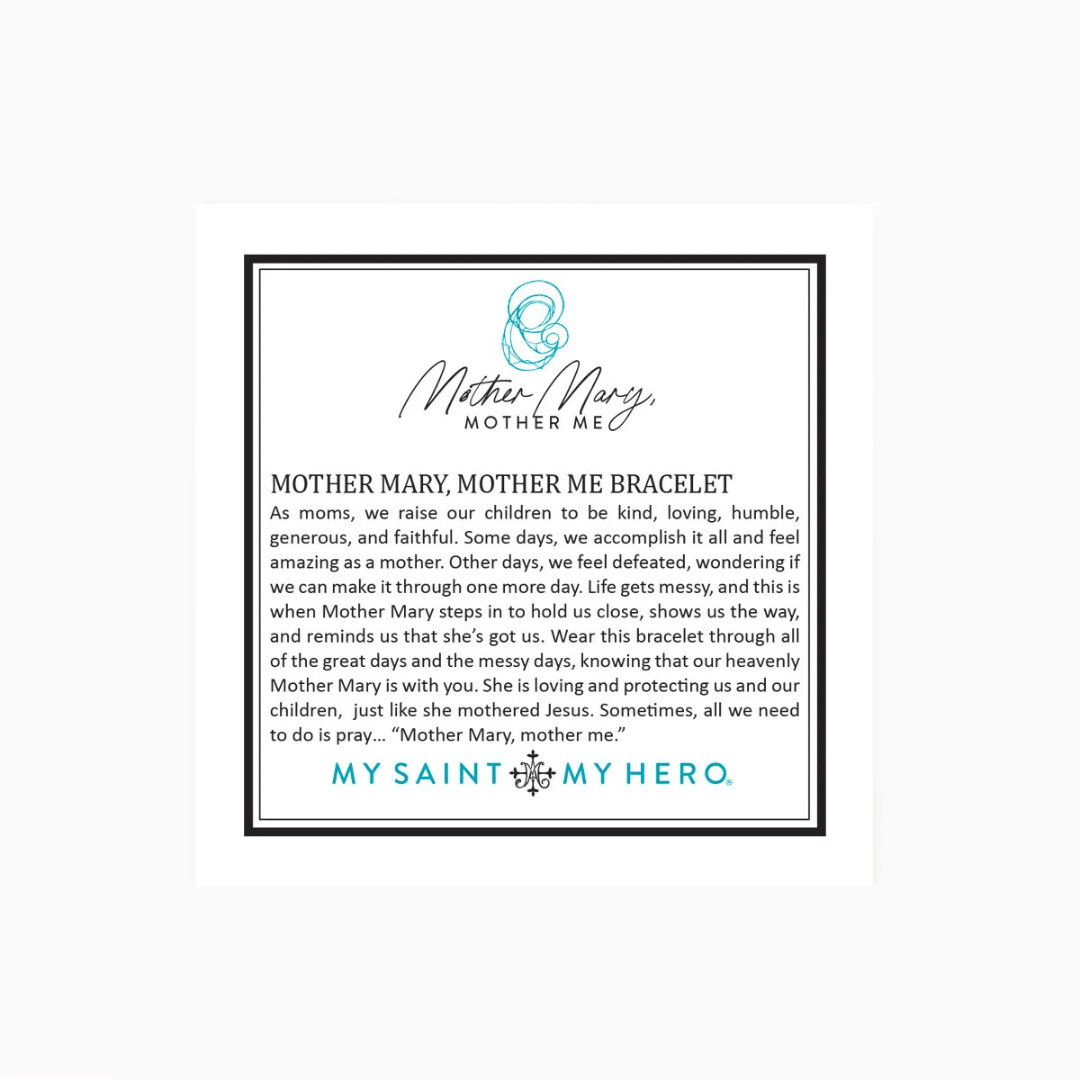 My Saint My Hero Mother Mary, Mother Me Bracelet - My Saint My Hero