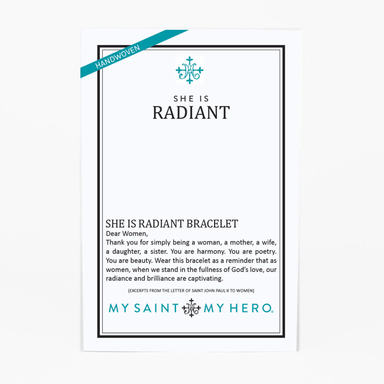 My Saint My Hero She is Radiant Bracelet - My Saint My Hero
