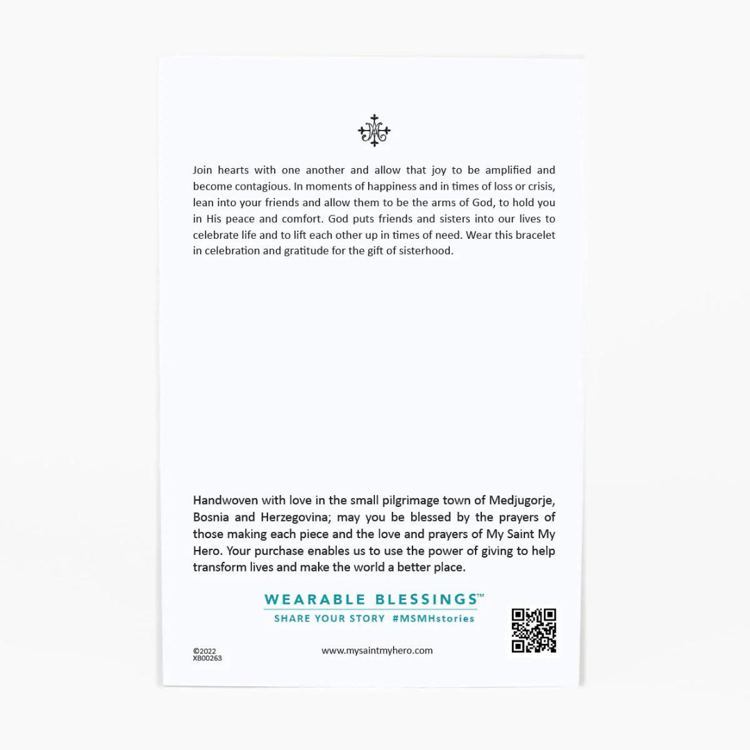 My Saint My Hero Sisters of the Heart Bracelet - Gold - My Saint My Hero