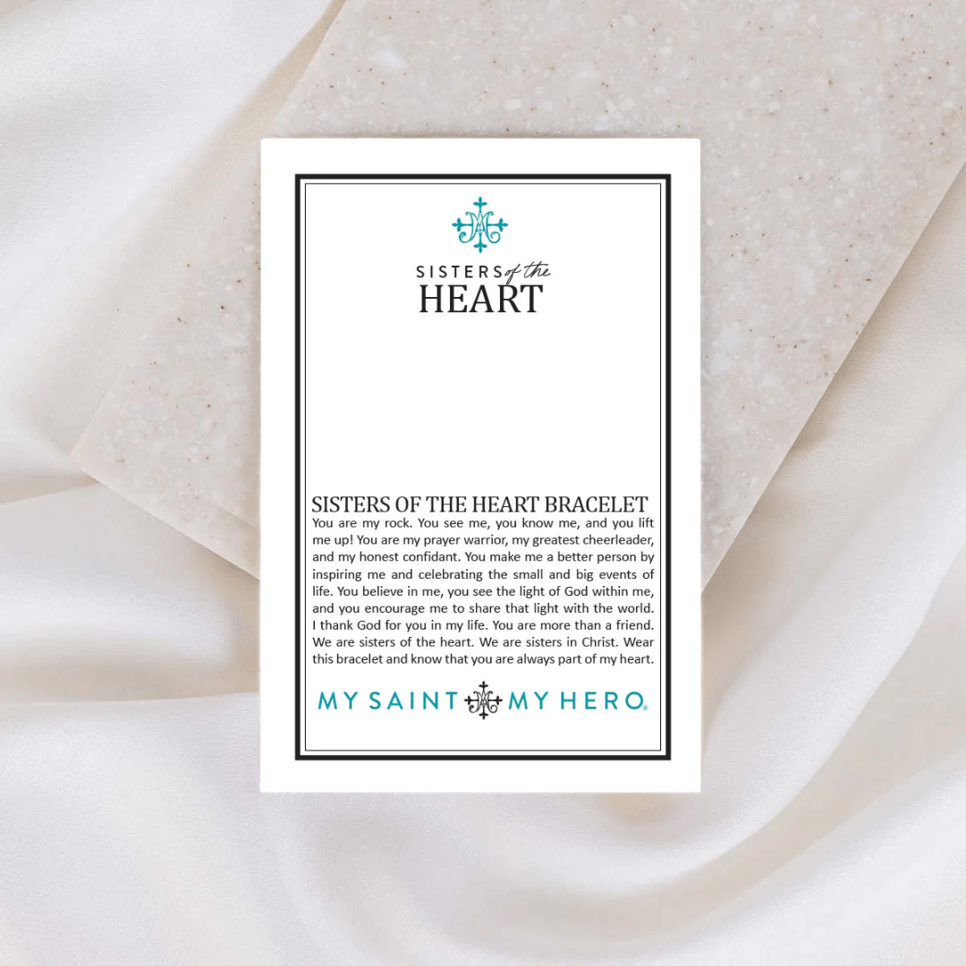 My Saint My Hero Sisters of the Heart Bracelet - Silver - My Saint My Hero
