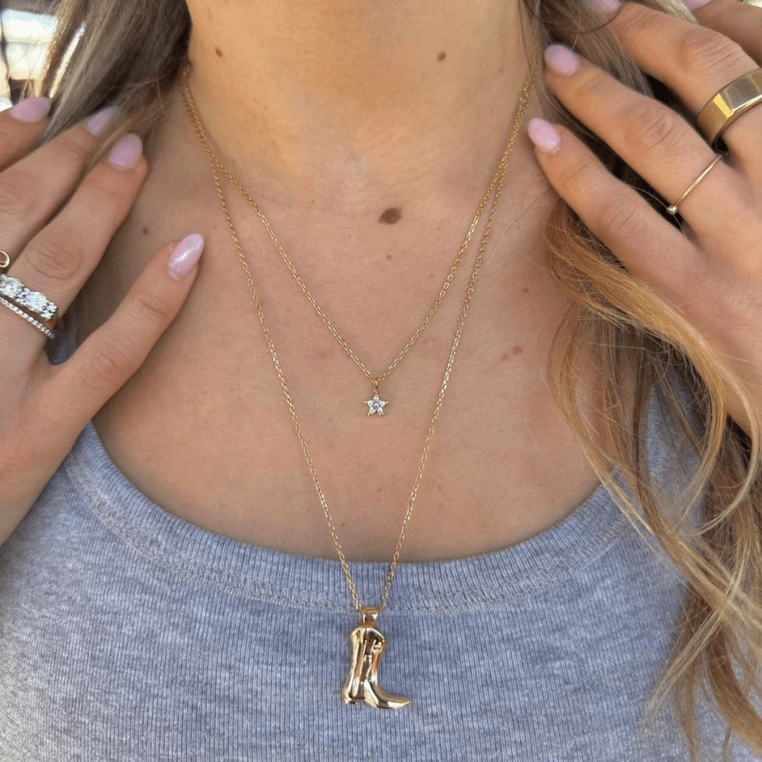 Nikki Smith Cowboy Boot Adjustable Necklace - Nikki Smith Designs
