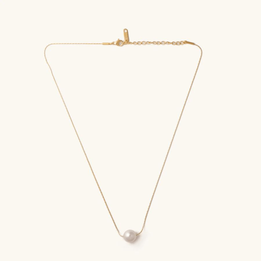 Nikki Smith Naomi Floating Pearl Necklace - Nikki Smith Designs