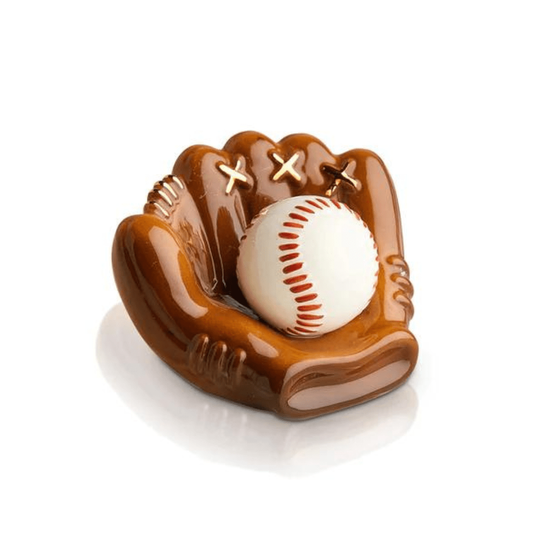 Nora Fleming Catch Some Fun Baseball Mitt Mini - Nora Fleming