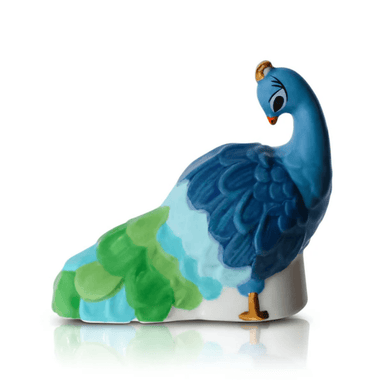 Nora Fleming Fancy Feathers Peacock Mini - Nora Fleming