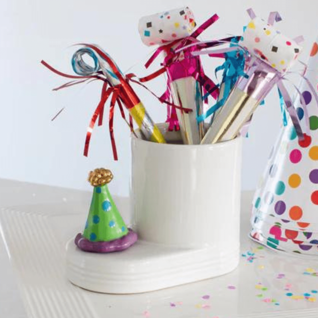 Nora Fleming Hats Off to 20 Years! Party Hat Mini - Nora Fleming