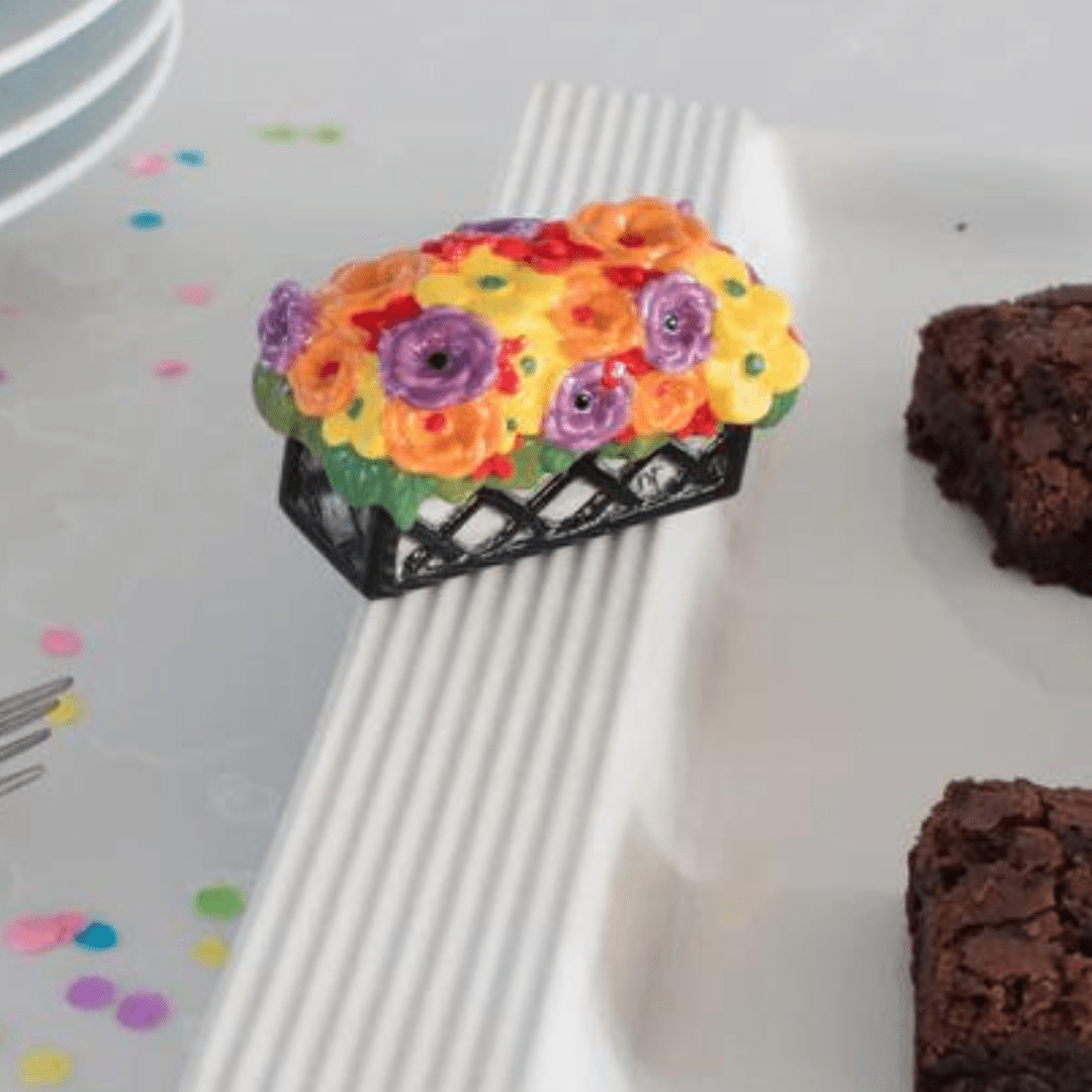 Nora Fleming Love Blooms Here Window Box Mini - Nora Fleming