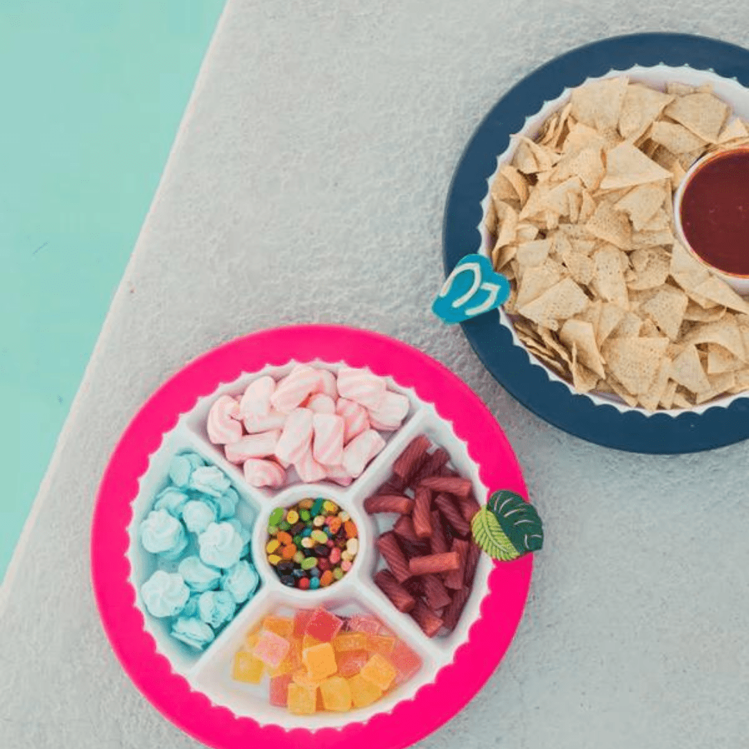 Nora Fleming Melamine Divided Dish - Pinstripes - Nora Fleming