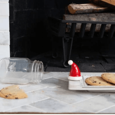 Nora Fleming Santa Stop Here Mini - Nora Fleming