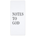Notes to God Notepad - Santa Barbara Design Studio