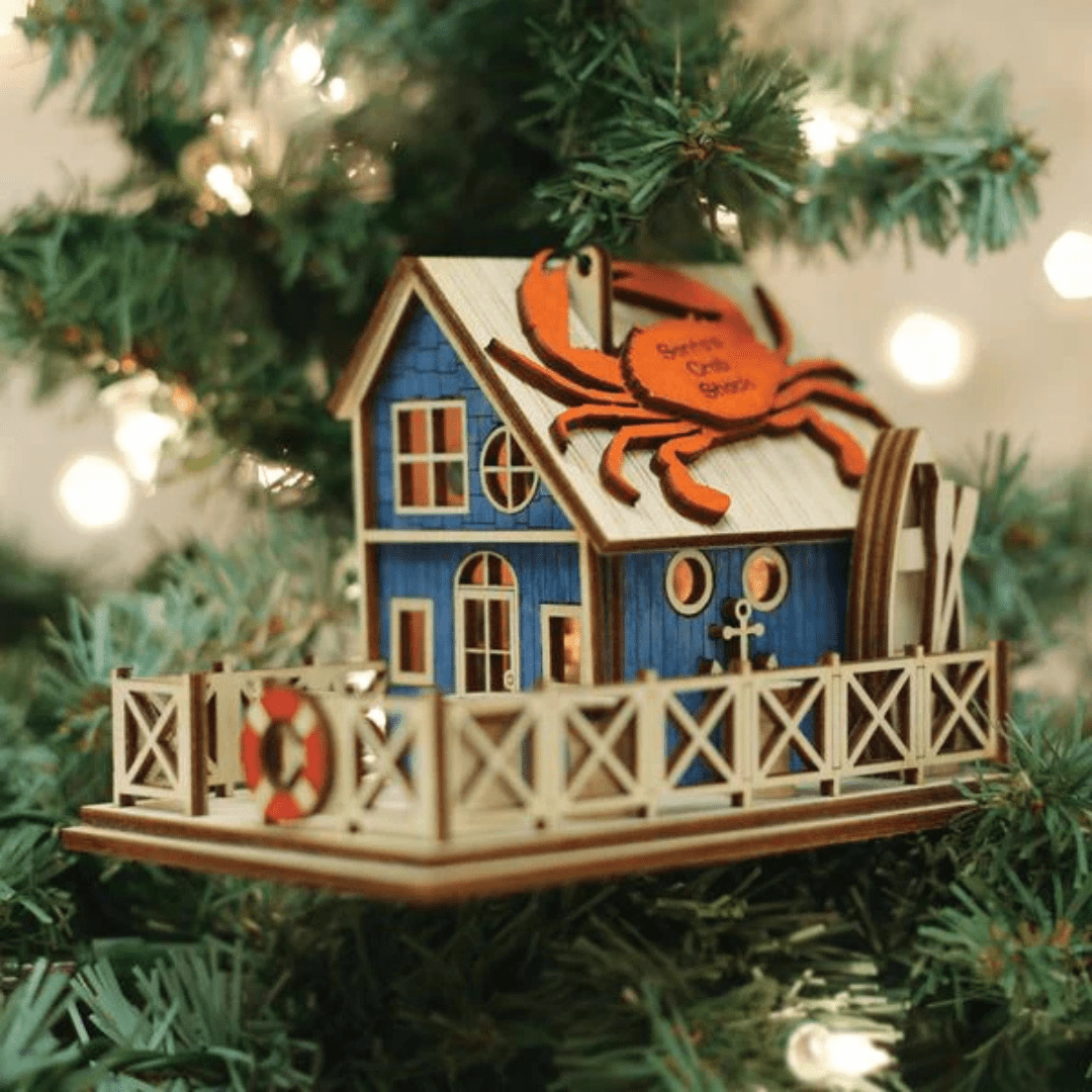 Old World Christmas Crab Shack Ornament - Old World Christmas