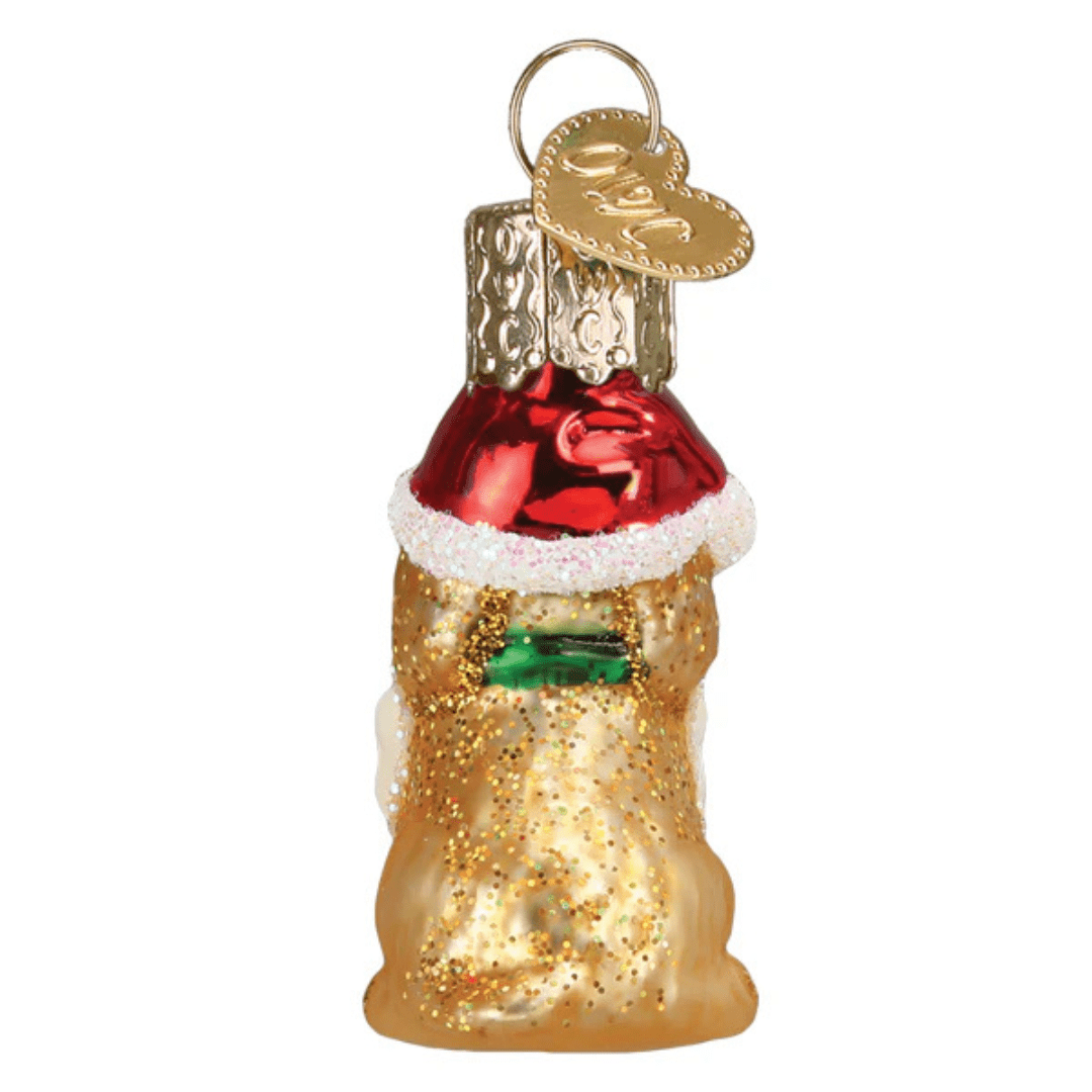 Old World Christmas Mini Jolly Pup Ornament - Old World Christmas