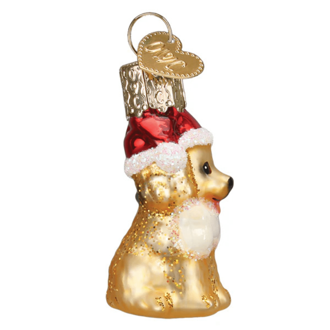 Old World Christmas Mini Jolly Pup Ornament - Old World Christmas