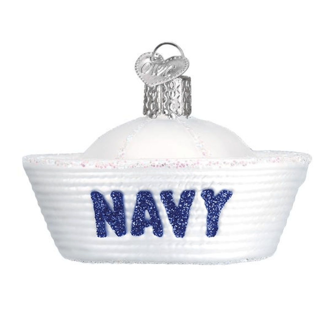Old World Christmas Navy Cap Ornament - Old World Christmas