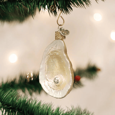 Old World Christmas Oyster w/ Pearl Ornament - Old World Christmas