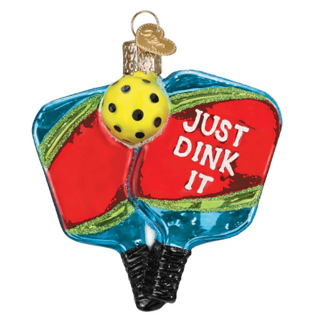 Old World Christmas Pickleball Paddles Ornament - Old World Christmas