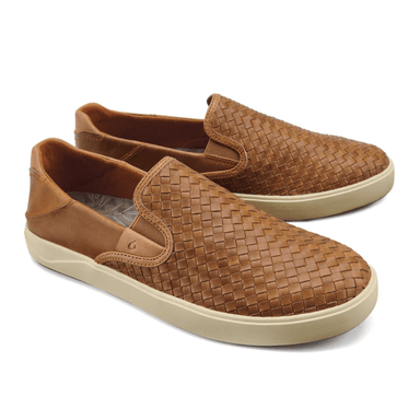 Oluaki Lae'ahi Lauhala Woven Slip Ons - Fox - Olukai