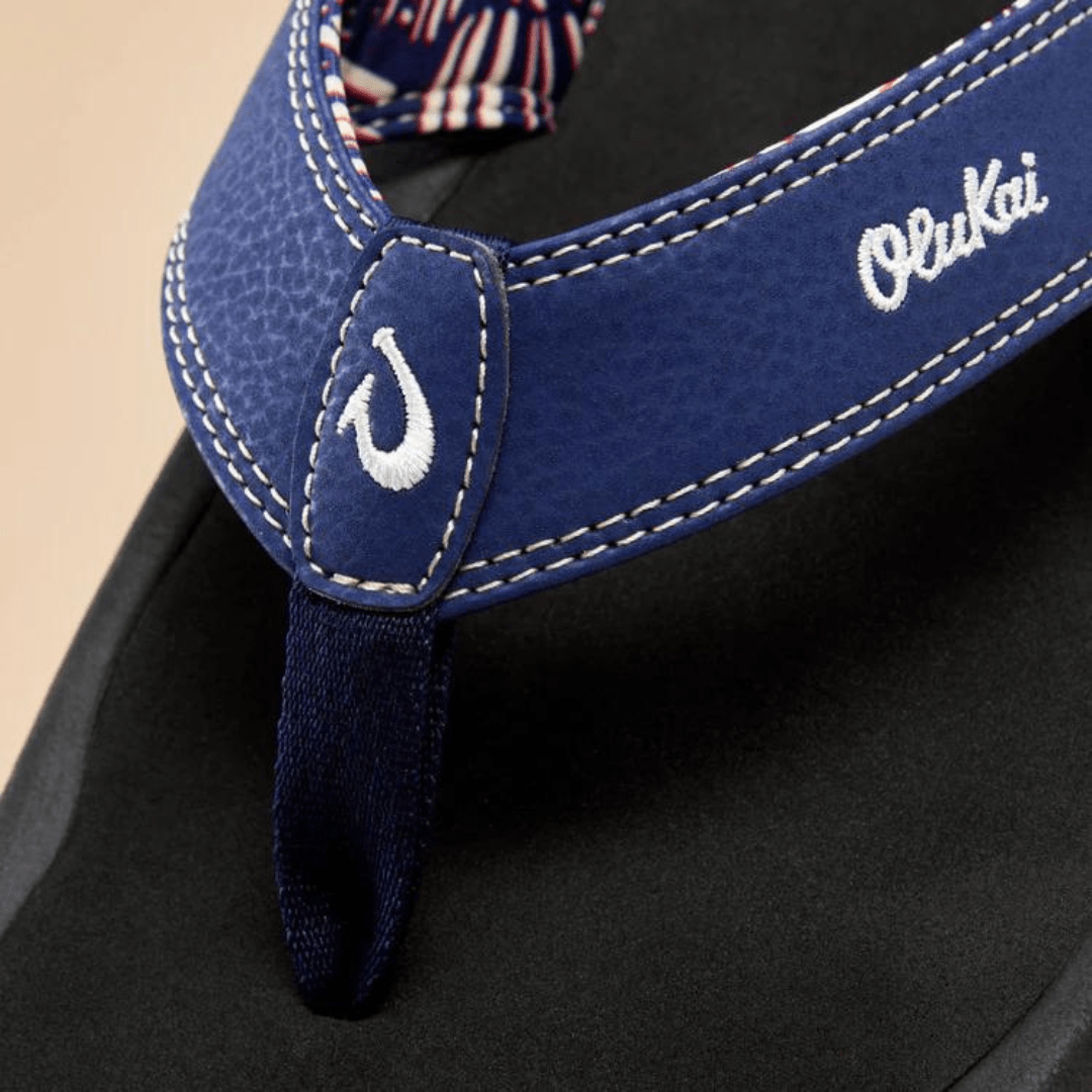 Oluaki 'Ohana Flip Flops - Navy/Onyx - Olukai