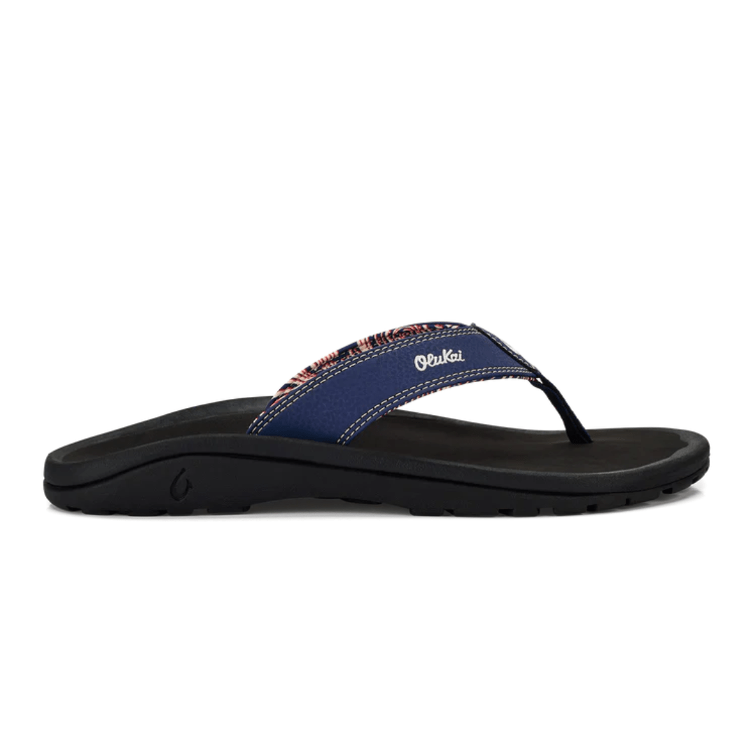 Oluaki 'Ohana Flip Flops - Navy/Onyx - Olukai