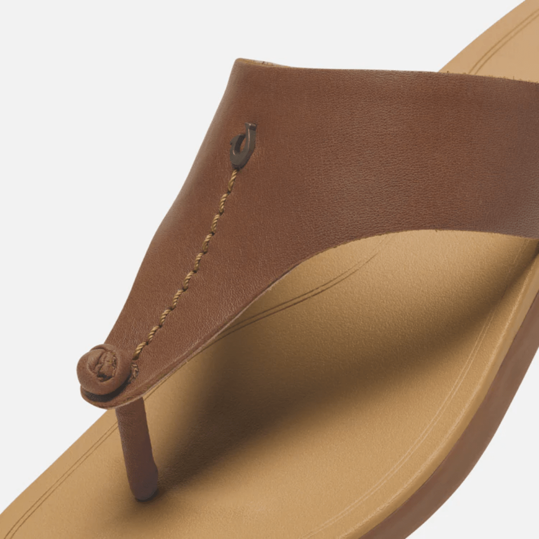 Olukai Ho'Opio Mele Flip Flops - Toffee/Warm Sand - Olukai