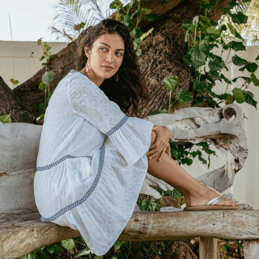 Olukai Kapehe Luana Flip Flops - Bubbly/Sahara - Olukai