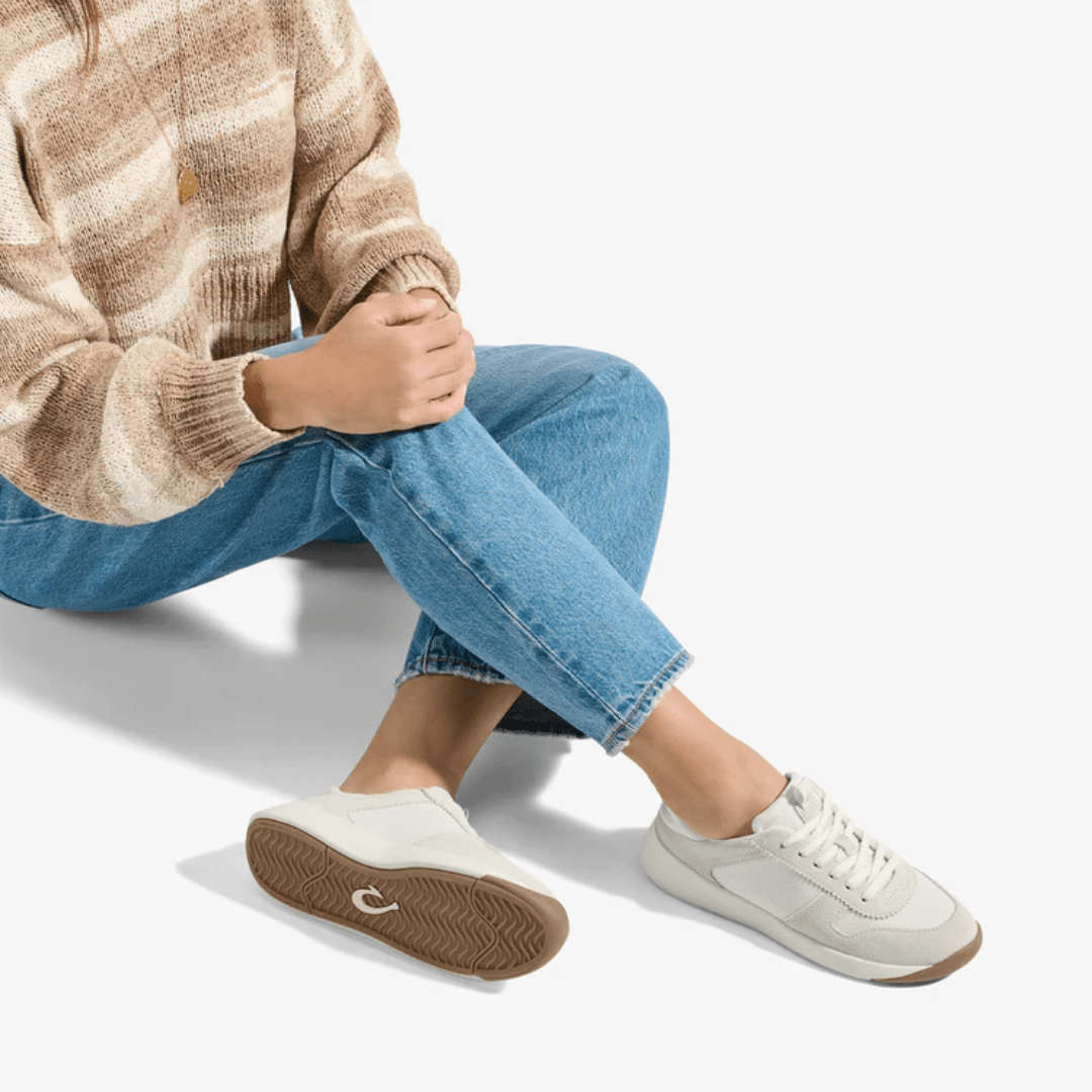 Olukai Kaulele Mesh Sneaker - Tapa/White Sand - Olukai