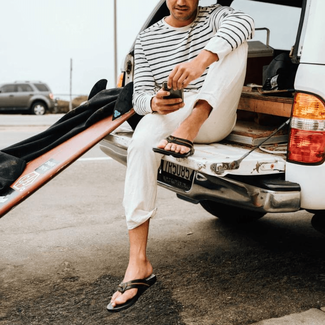 Olukai Mea Ola Flip Flops - Dark Java - Olukai