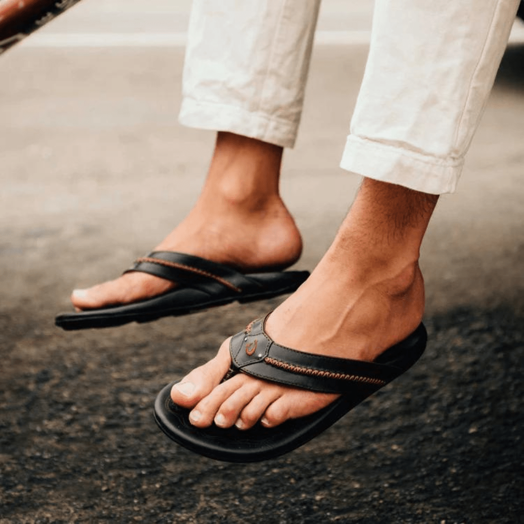 Olukai Mea Ola Flip Flops - Dark Java - Olukai
